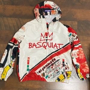 Jean Michel Basquiat Red X Members Only